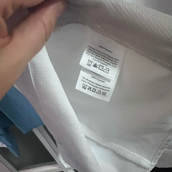 Bundle 2 long sleeve sunshirts (NWT Eddie Bauer-white)(NWOT Columbia-blue)Medium - Picture 5 of 10